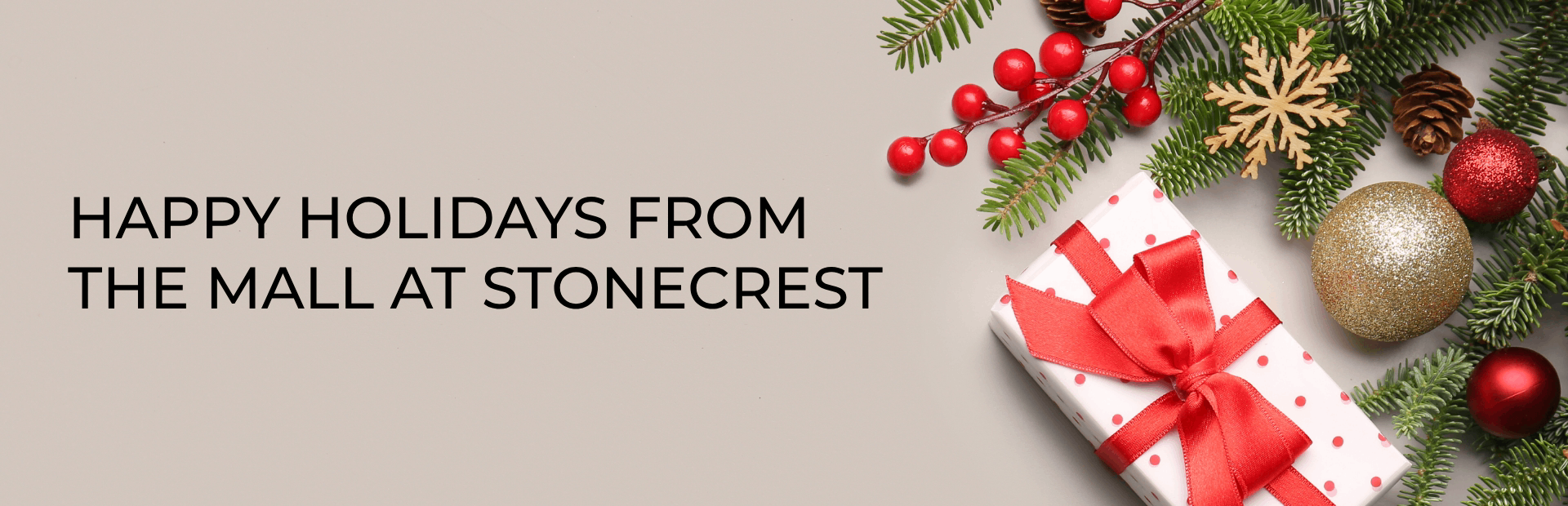 Happy Holidays from the mall at stonecrest